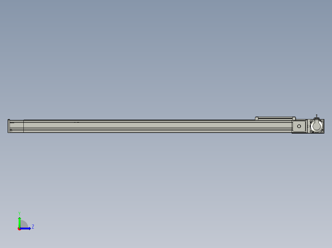 欧规系列-LB8-L75-S1450-BL-ZP75-C3左视图