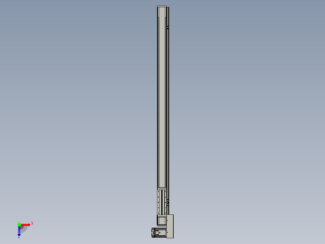 欧规系列-LB8-L75-S1450-BL-ZP75-C3俯视图