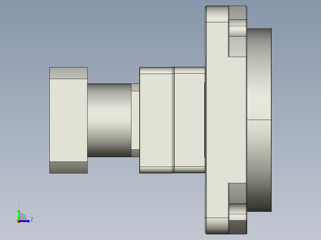 中空旋转平台KFNN280-10-KFA90-L1-24-95-115-M6左视图