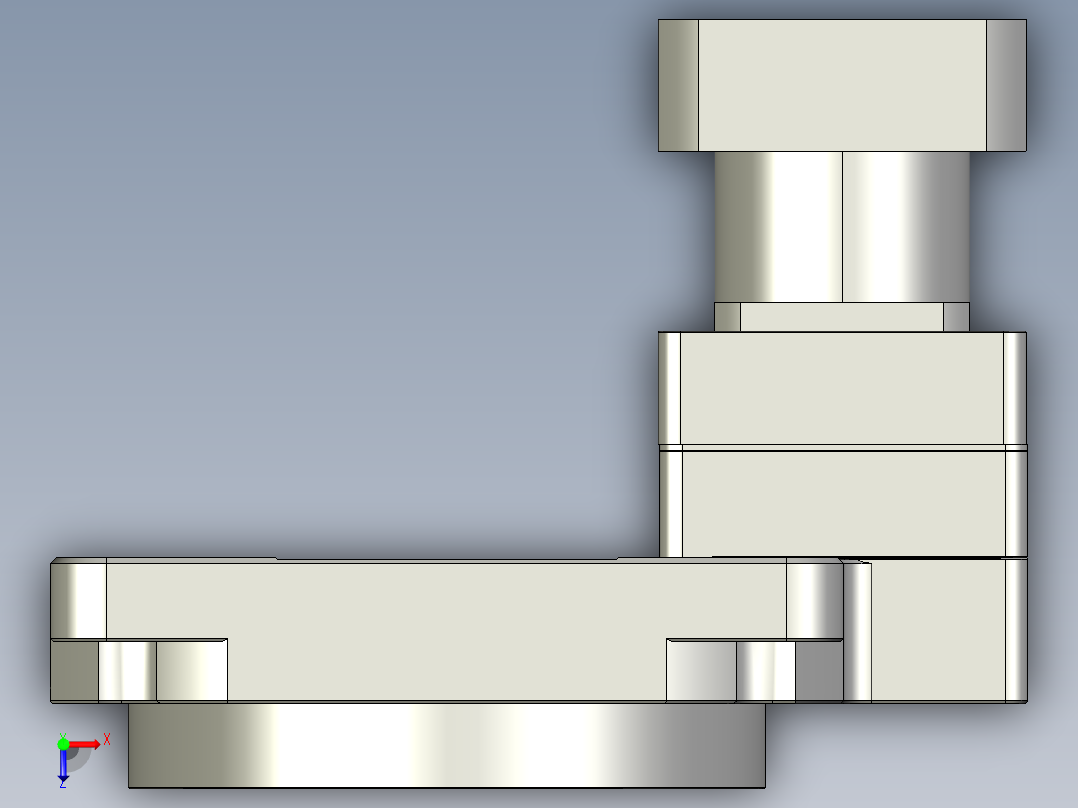 中空旋转平台KFNN280-10-KFA90-L1-24-95-115-M6俯视图