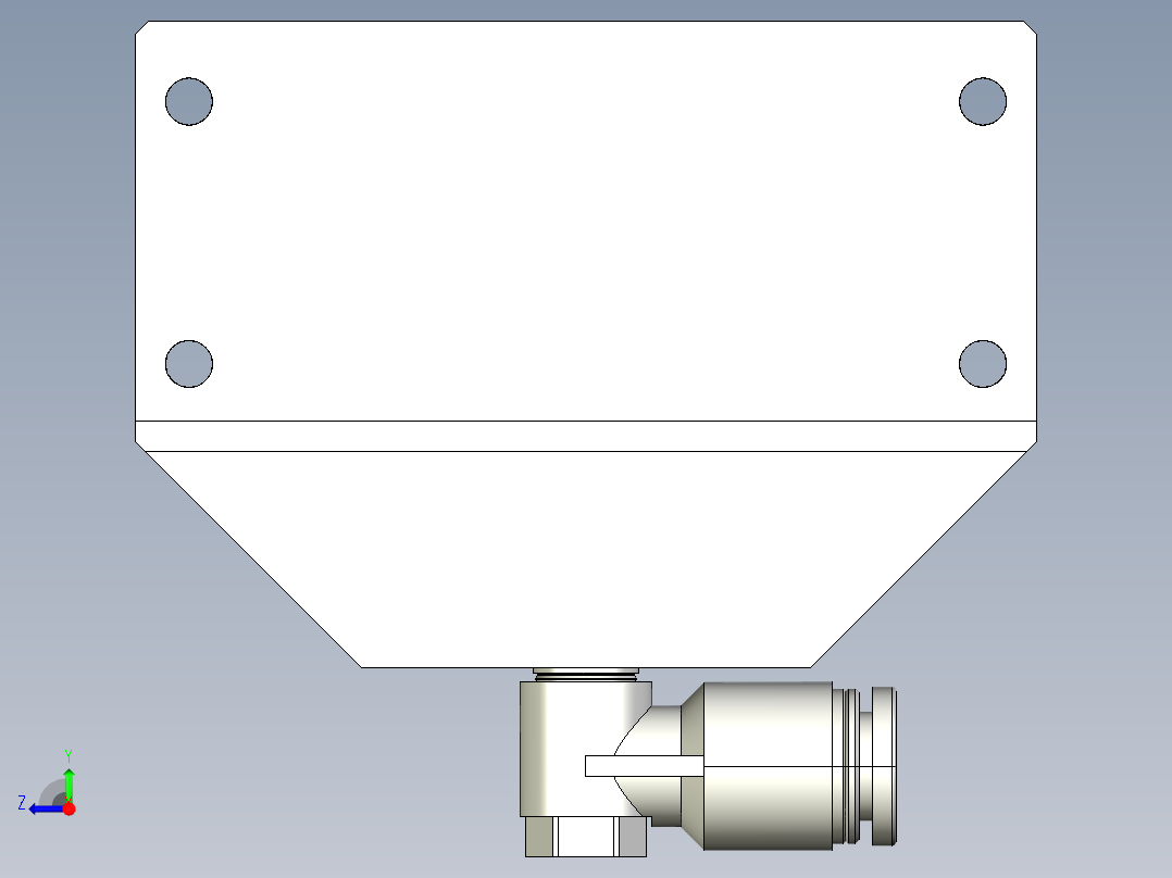 基恩士OP-79428_kc图纸模型右视图