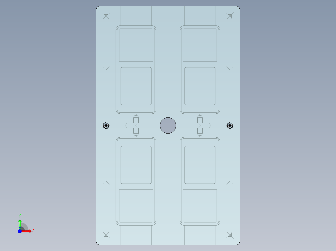 UG手机壳注塑模设计120前视图