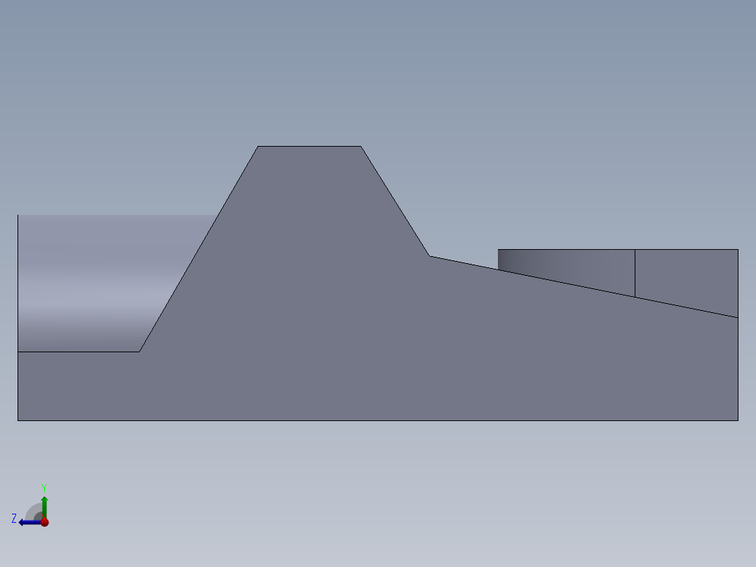 机械零件图1右视图