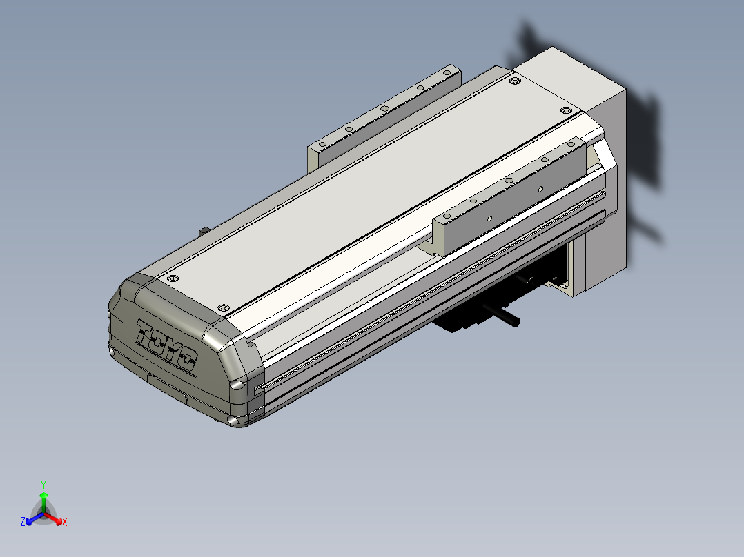 Toyo东佑达直线模组-ETH14-150-BM-200W正等轴测图
