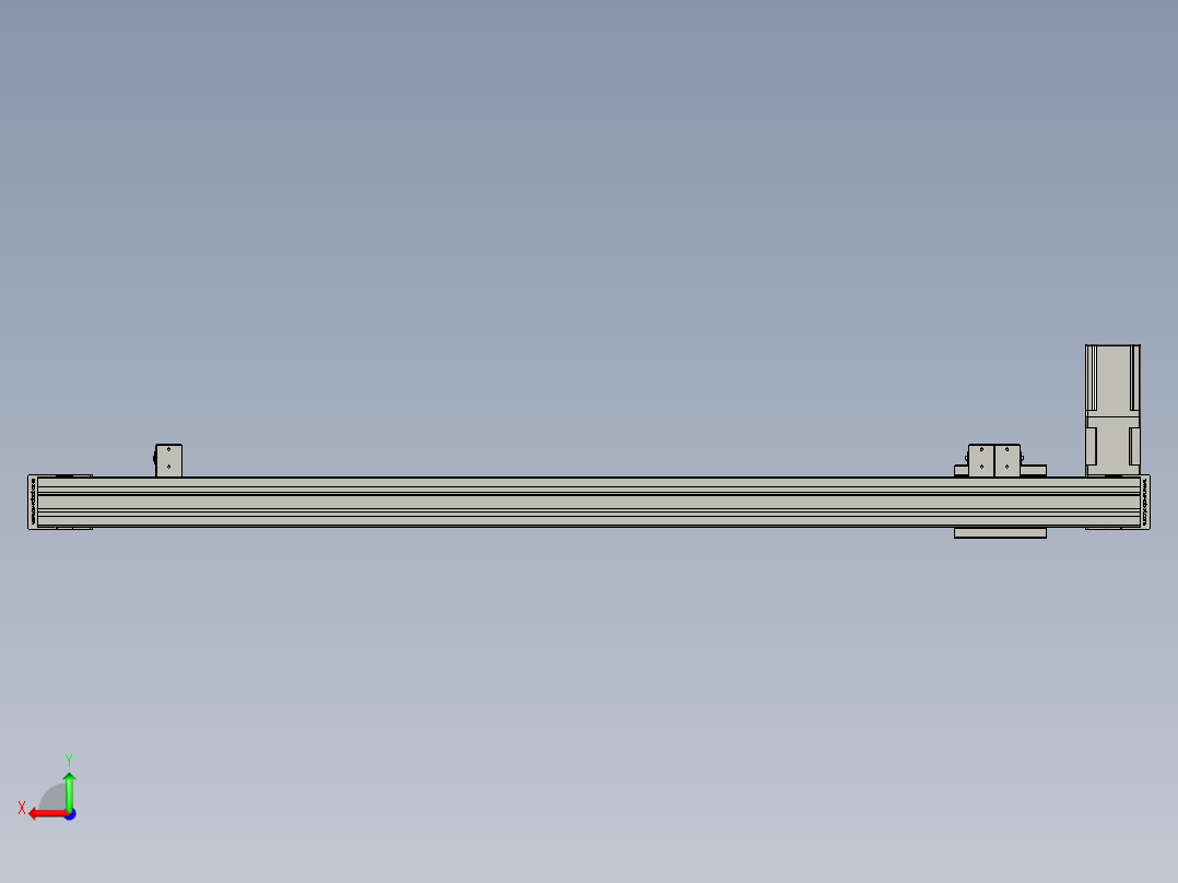 威洛博LB.GB同步带传动--欧规系列EBF5-L11-S900-BR-P20-C4后视图