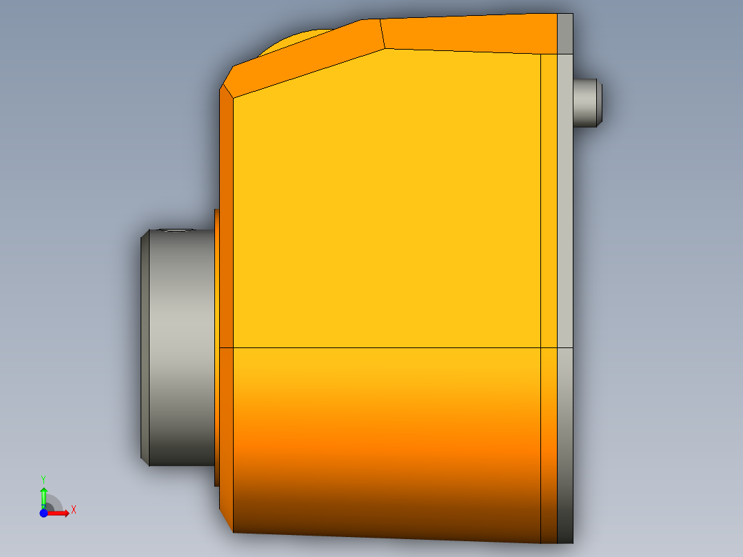 位置顯示器(DD52)(AR)-3D多系列多零件图纸模型前视图