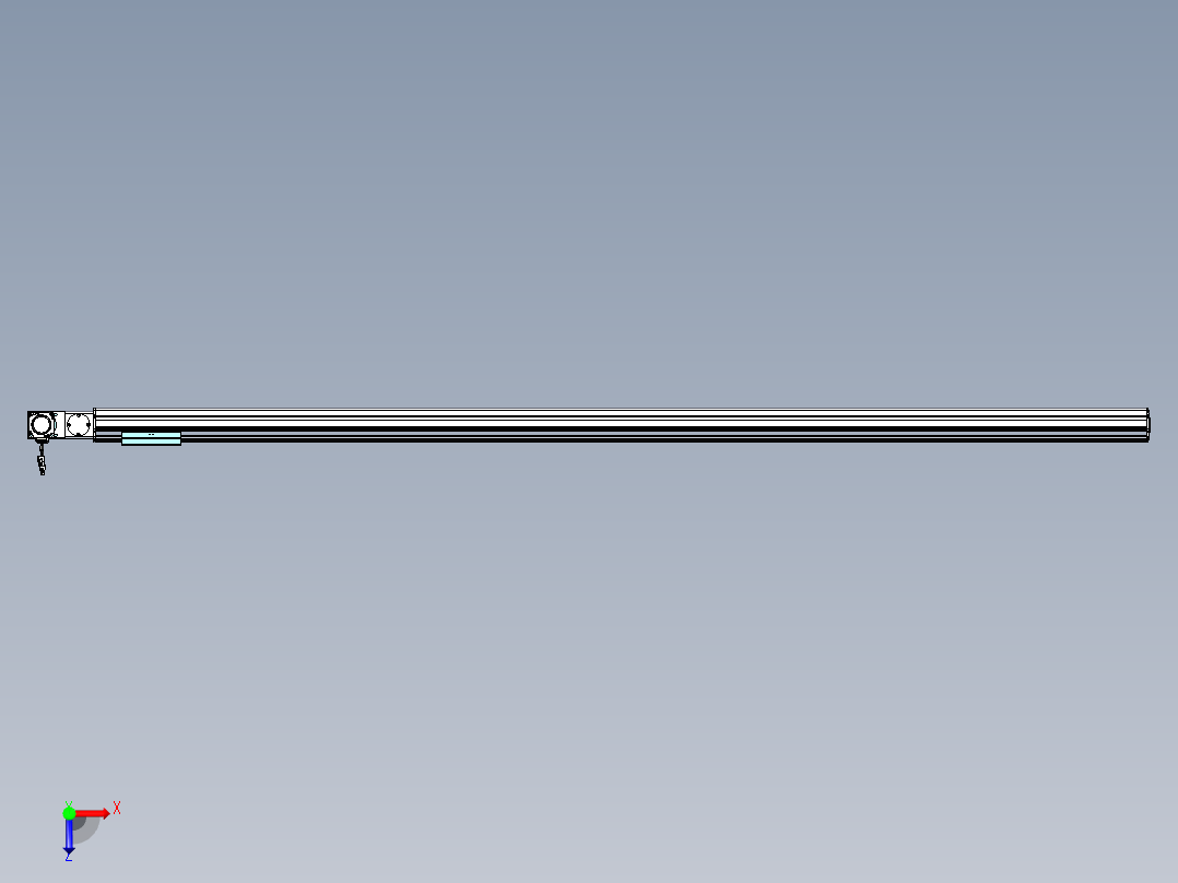 威洛博VBF同步带传动一般环境VBF14-L45-S2200-BL-ZP40-C3俯视图