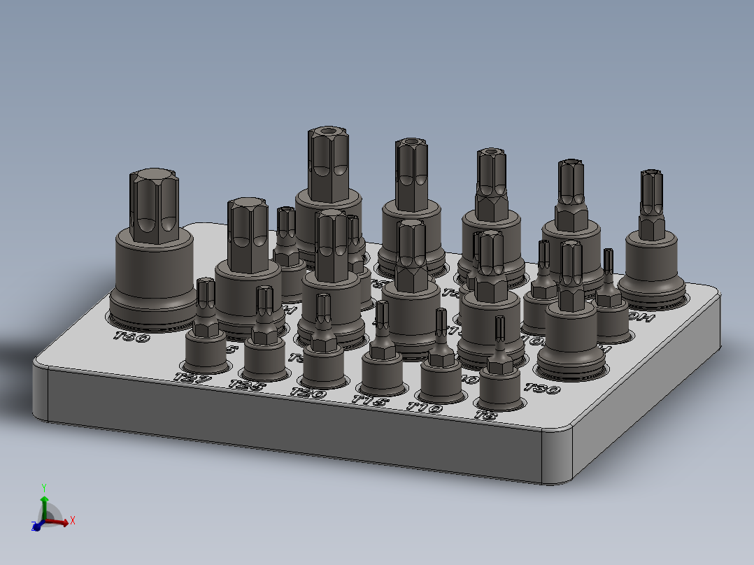 Carlyle Torx 螺丝刀套装 3DP