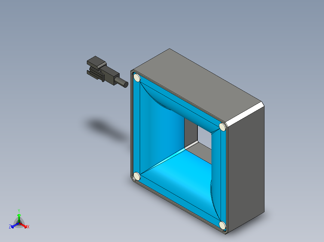 基恩士CA-DQB7M_kc图纸模型