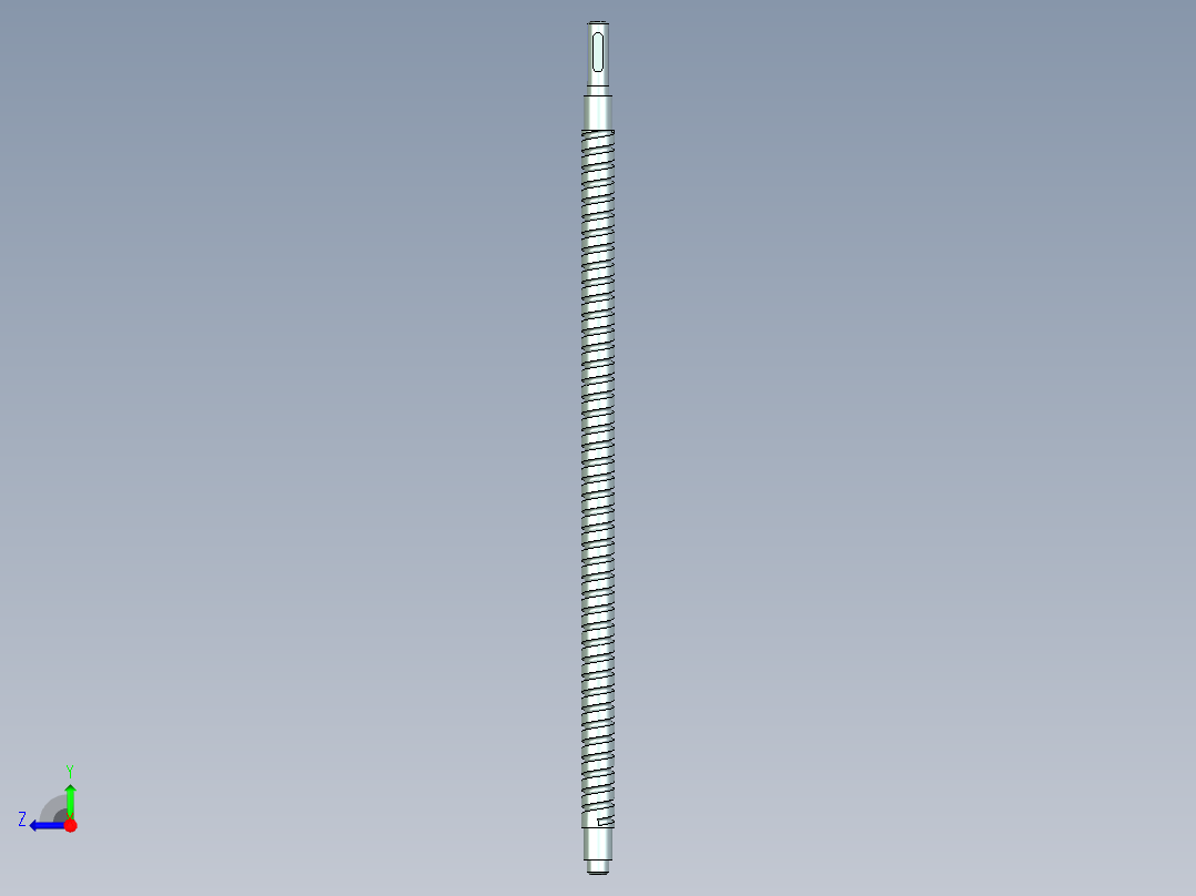 造波机模型右视图