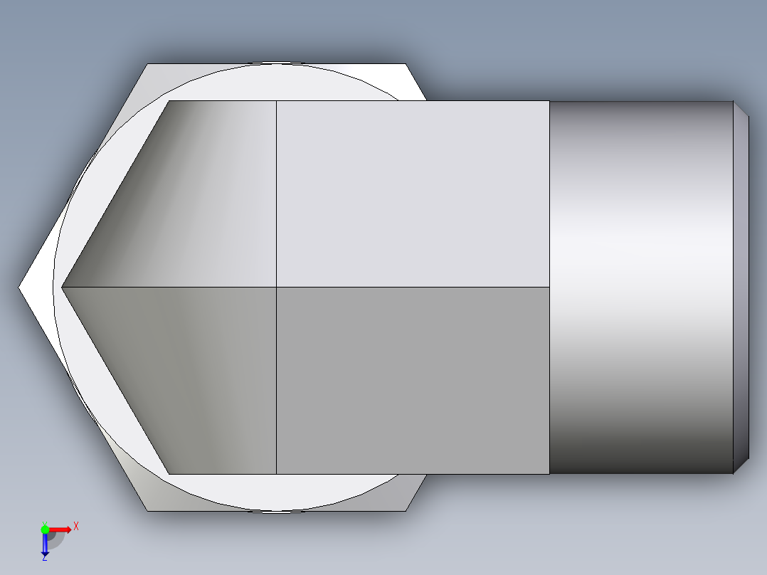 卡套式工业通用硬管接头EO_Adjustable_Locknut_elbow_WEE20SROMDCF俯视图
