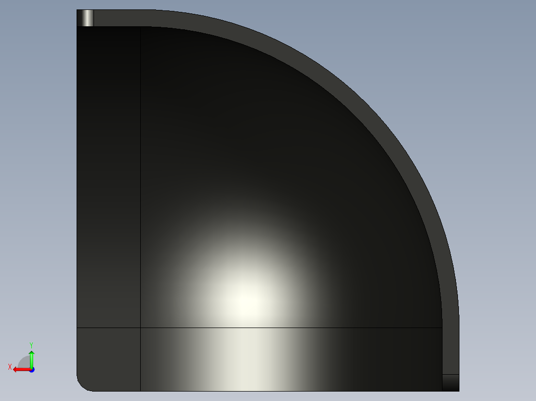 型材-BR 45X45 CORNER BRACKET DOME CAP KJN517290后视图