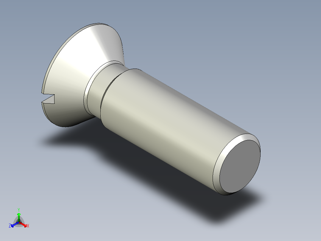 沉头螺钉-Screw_-M30-L100_75-50-5x5-40_-Countersunk_head.stp