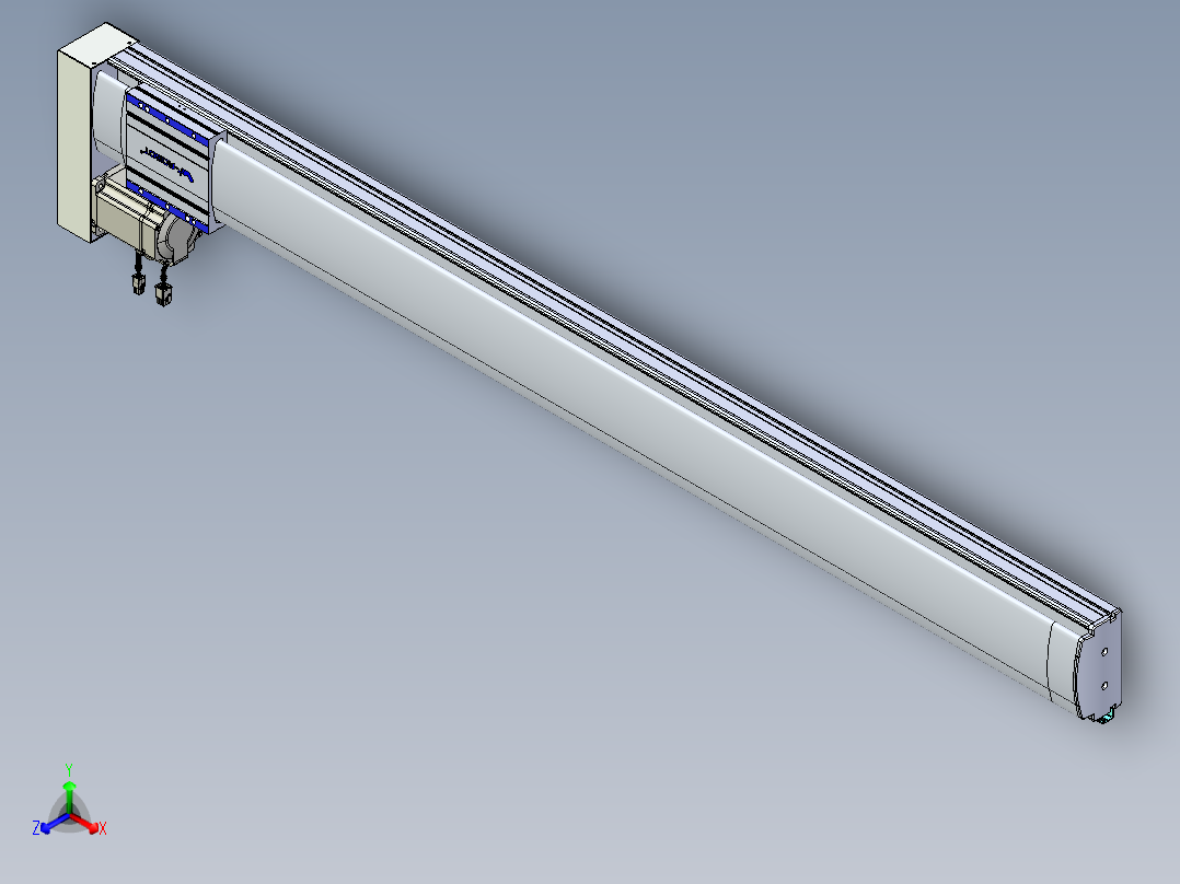 VF丝杆传动-一般环境VF14-Lxx-C-S1400-BL-ZP75-C3正等轴测图