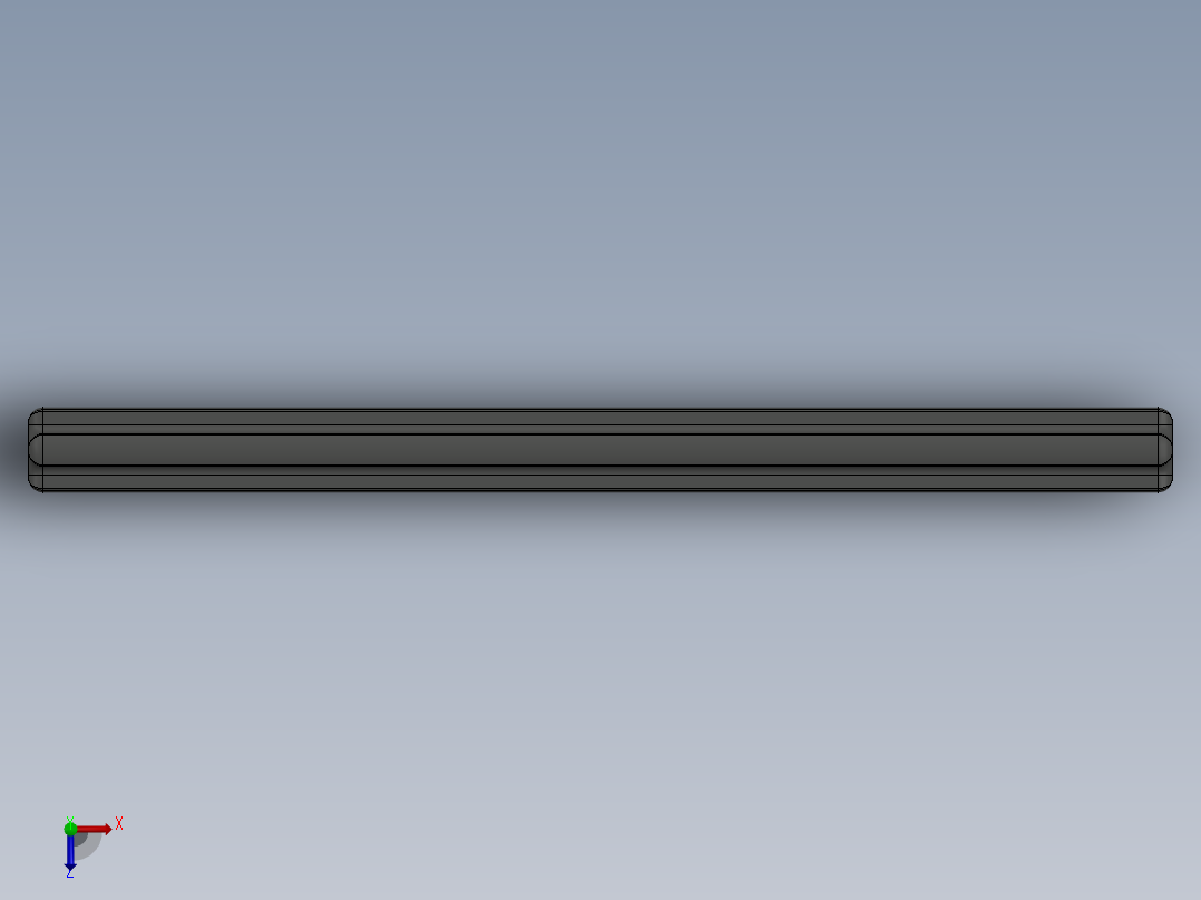 乐高机械组车桥-3707 OldDkGray Technic Axle 8俯视图