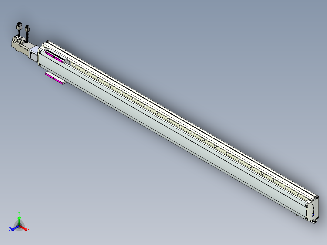威洛博QF系列模组QF10-Lxx-C-S1200-BC-ZP10-C3正等轴测图