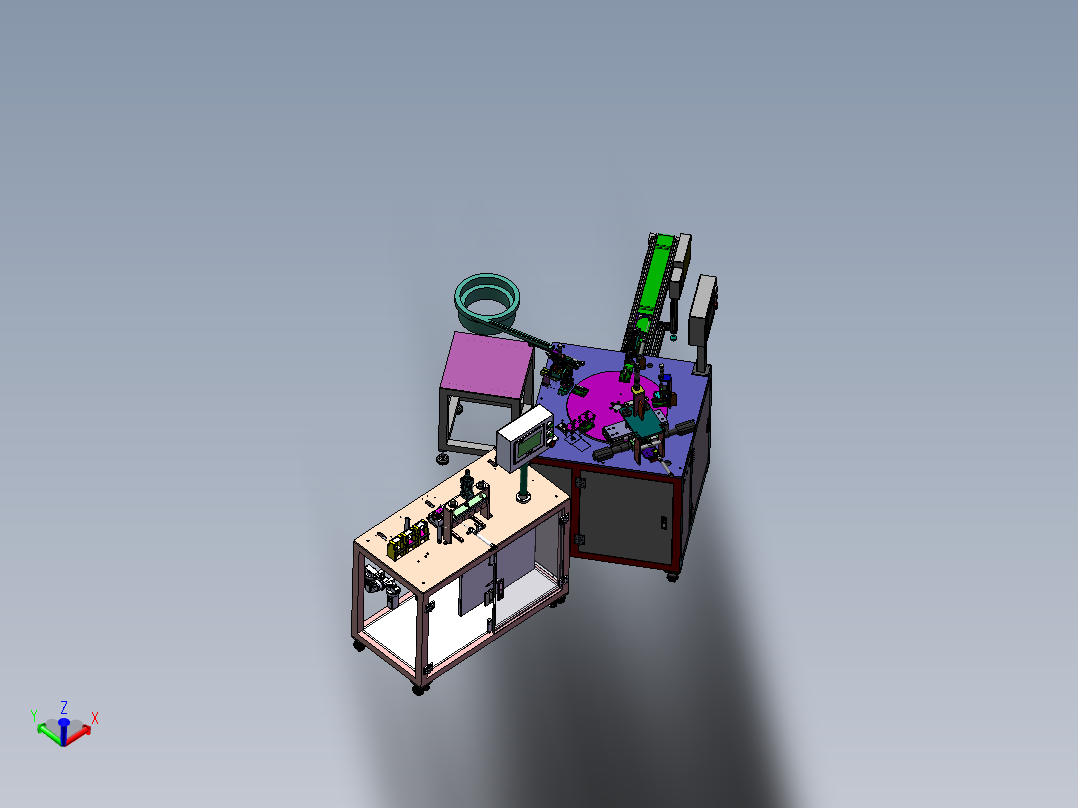 自动供料<span style='color: red'>机</span>3D 包含<span style='color: red'>工程图</span>