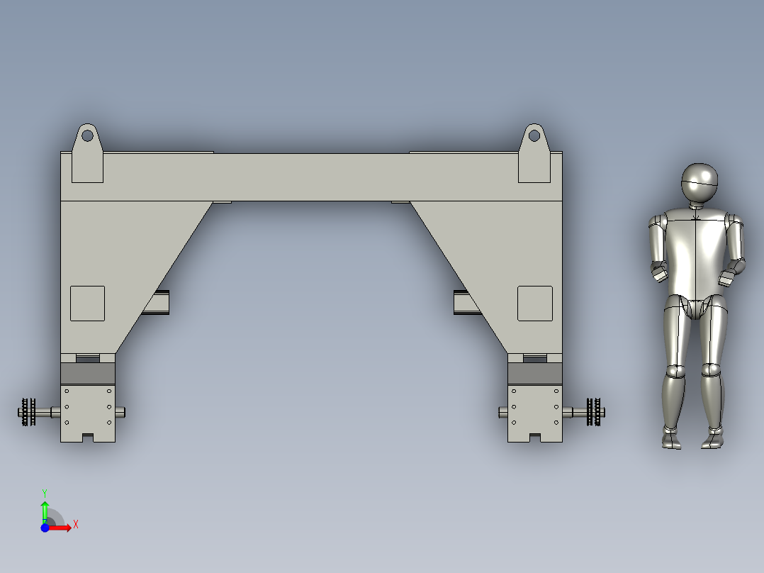 颗粒车模型图前视图