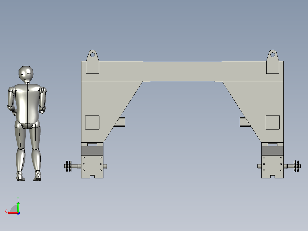 颗粒车模型图后视图