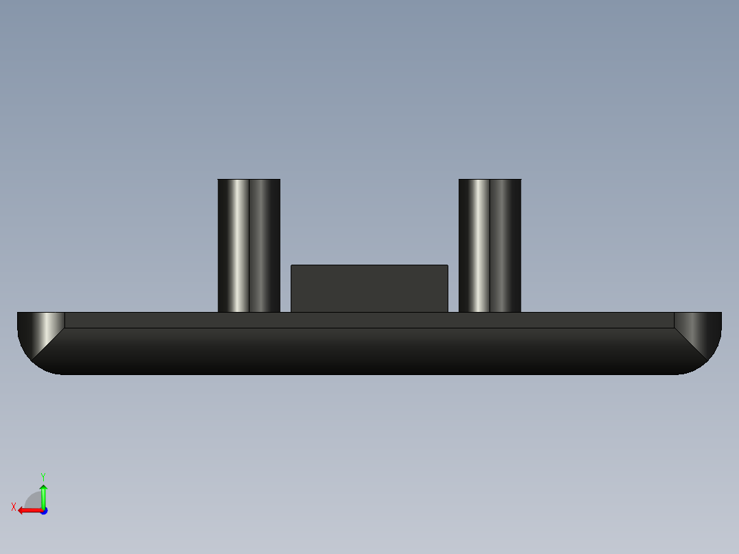 型材-BR 45X45 COVER CAP WITH HOLE KJN523442后视图