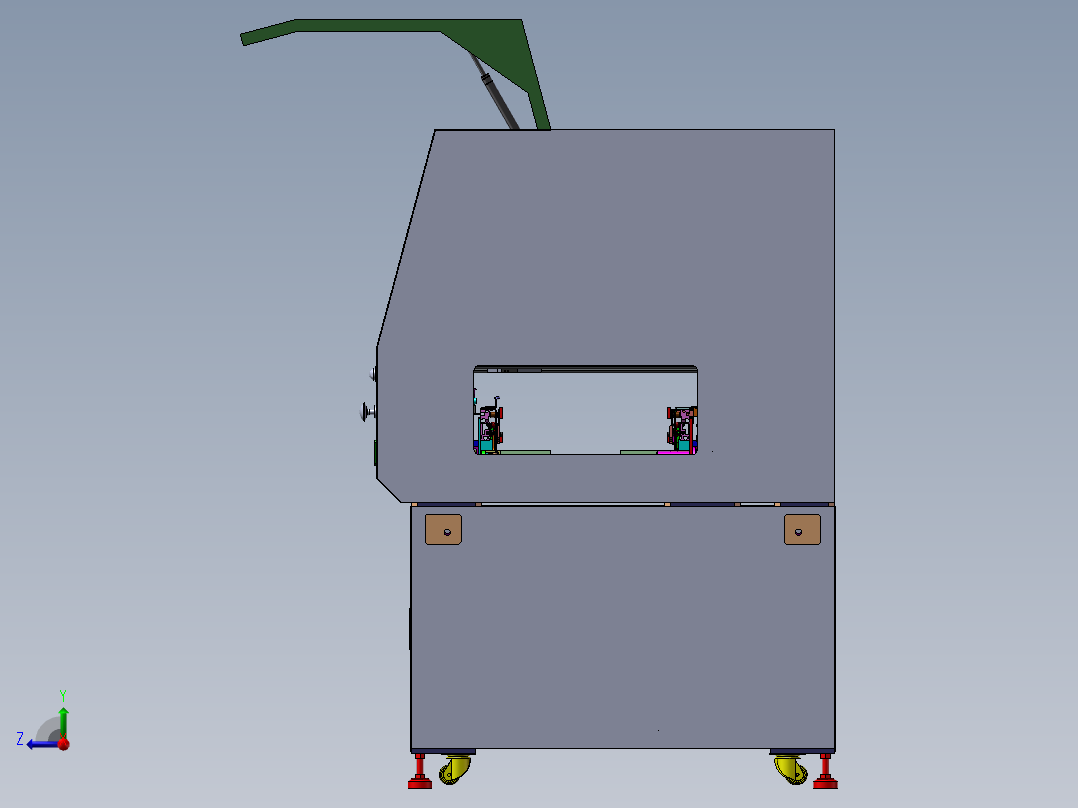 日本企业涂布机右视图