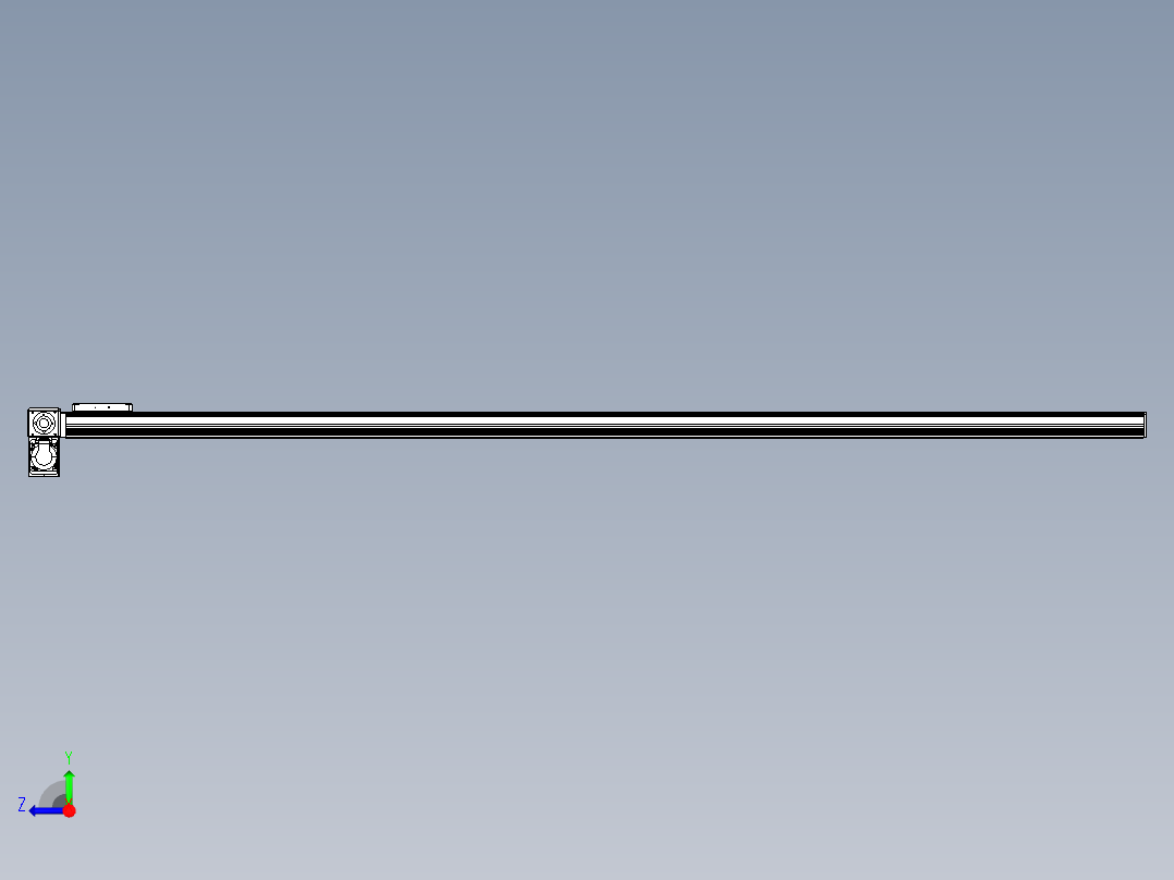 同步带全封闭直线模组TPA-HCB-105D-90-L2150-LP-C-P20-N3右视图