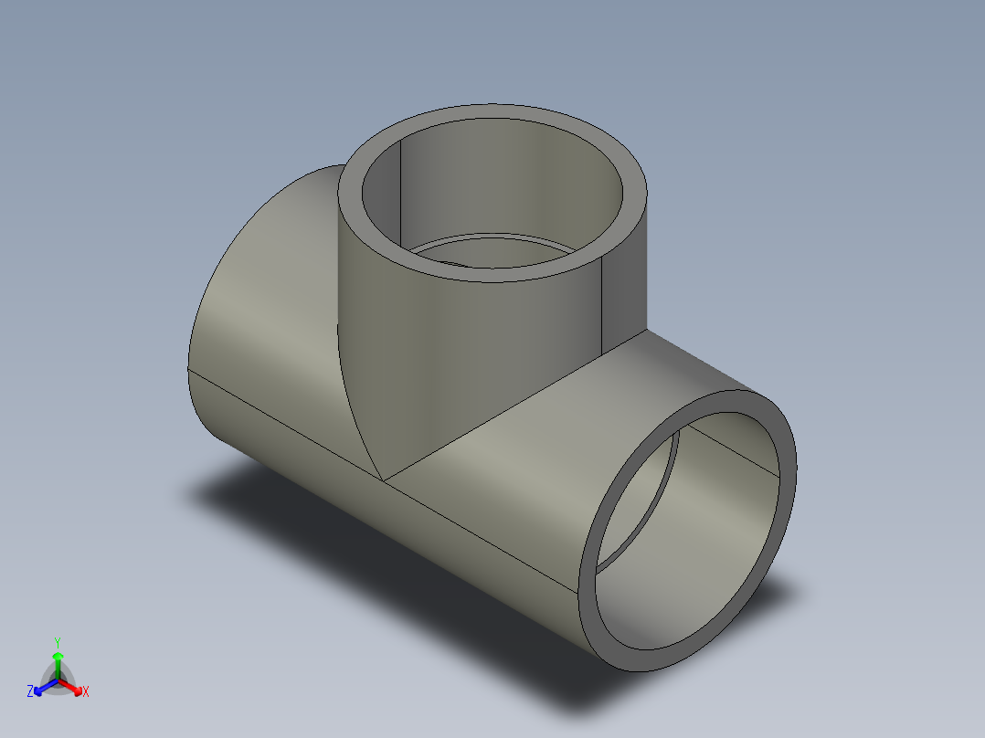 船舶管路系统SeaCor_Tee_SxSxS_37J101030_3in