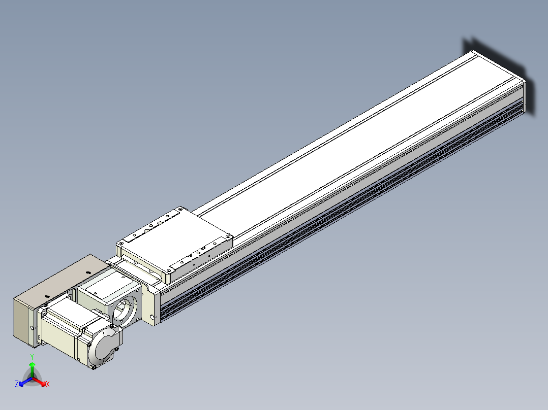同步带全封闭直线模组TPA-HCB-105D-90-L500-ML-Y-P20-N3