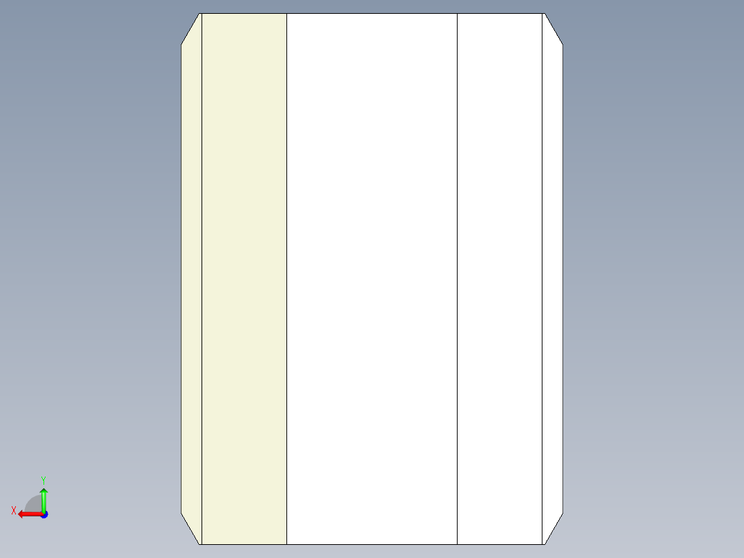 定位配件2312-3D多系列多零件图纸模型后视图