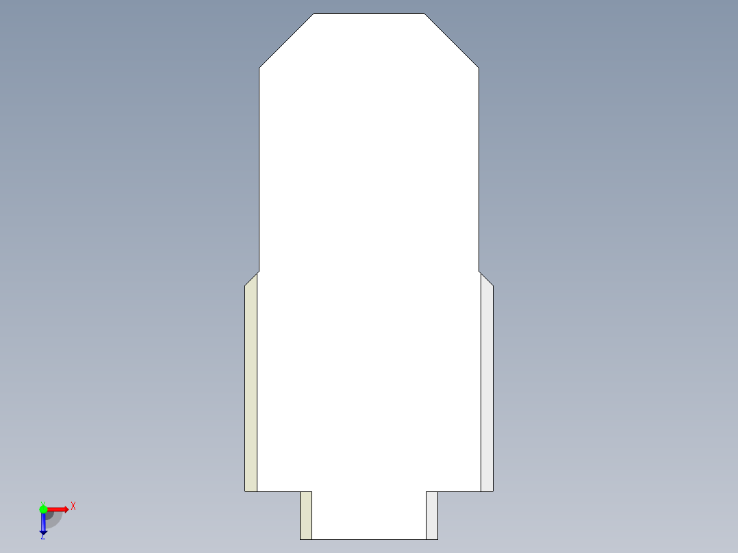 定位配件2312-3D多系列多零件图纸模型俯视图