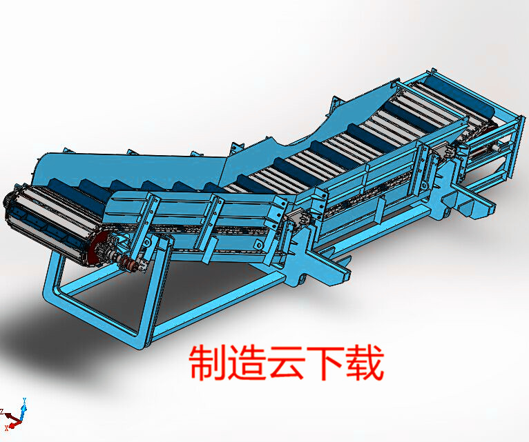链式输送机3D模型