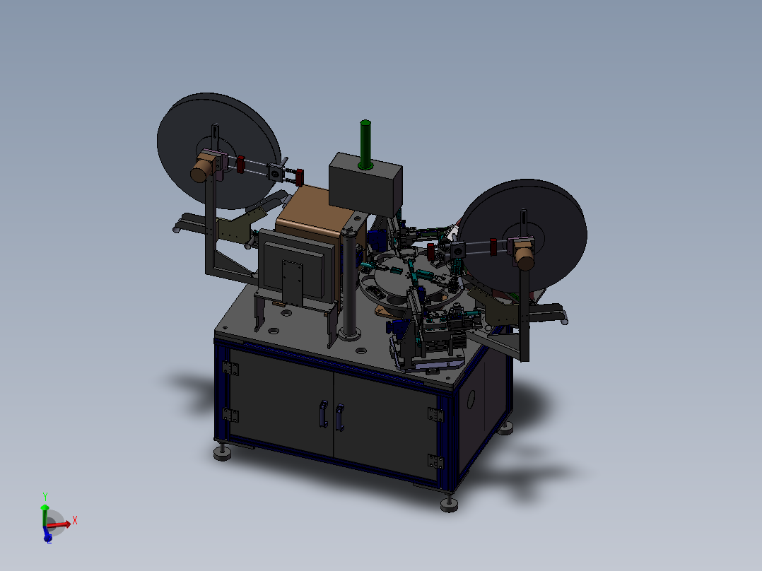 <span style='color: red'>自动化</span><span style='color: red'>转盘式</span>五金件组<span style='color: red'>装机</span> 3D模型
