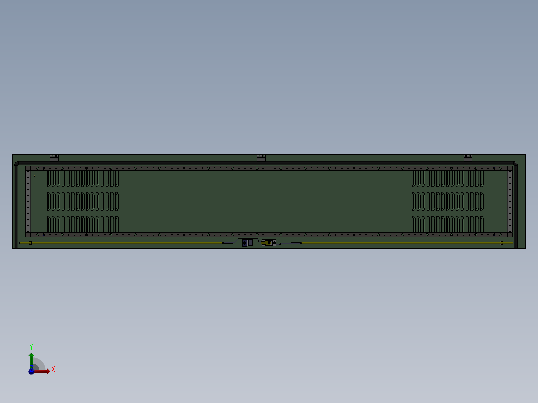 仿威图机柜前视图