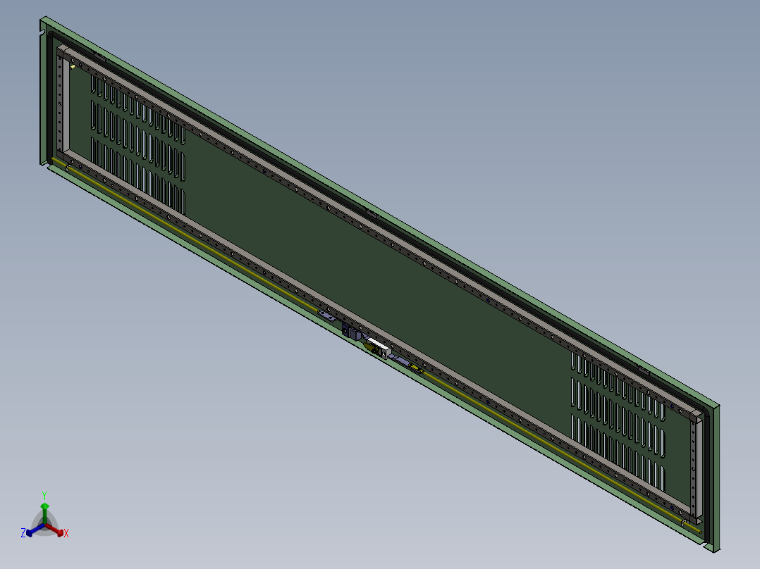 仿威图机柜正等轴测图