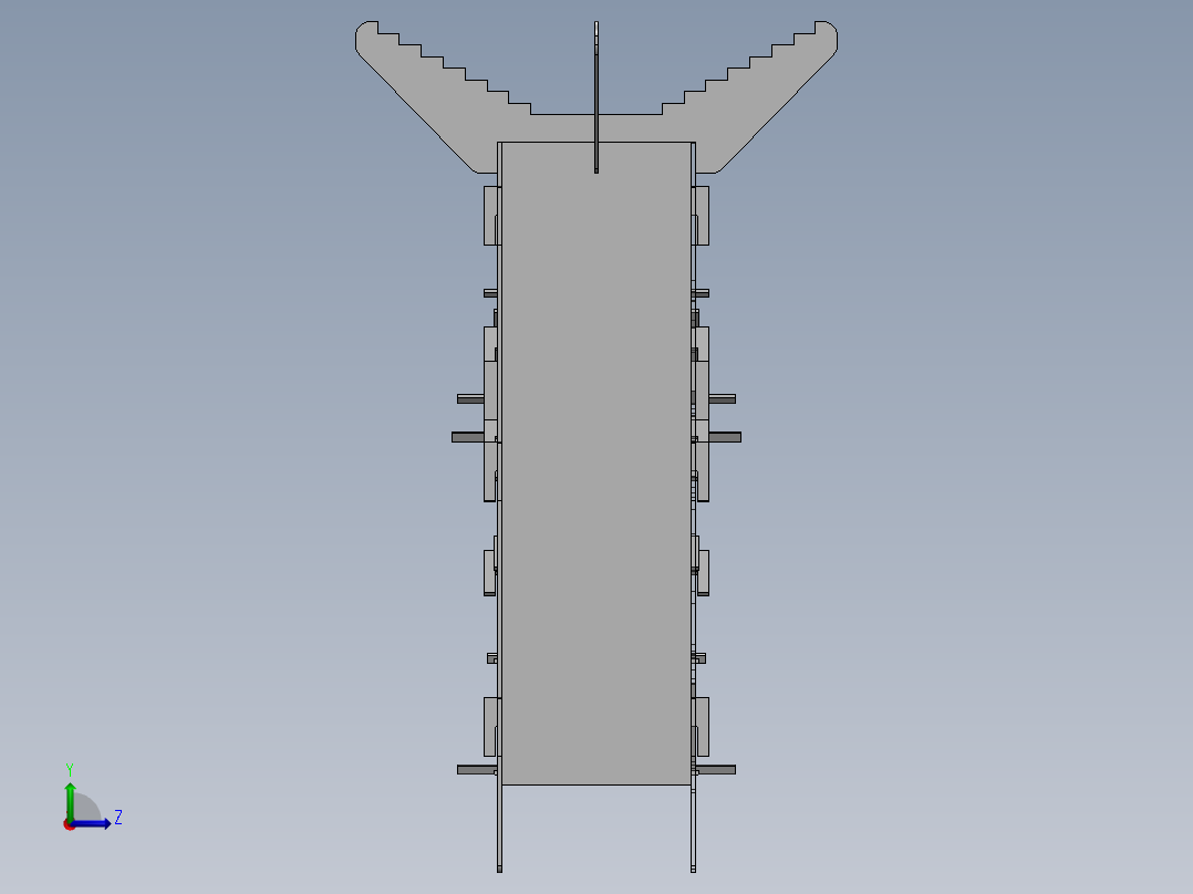 -双头双轮涡左视图