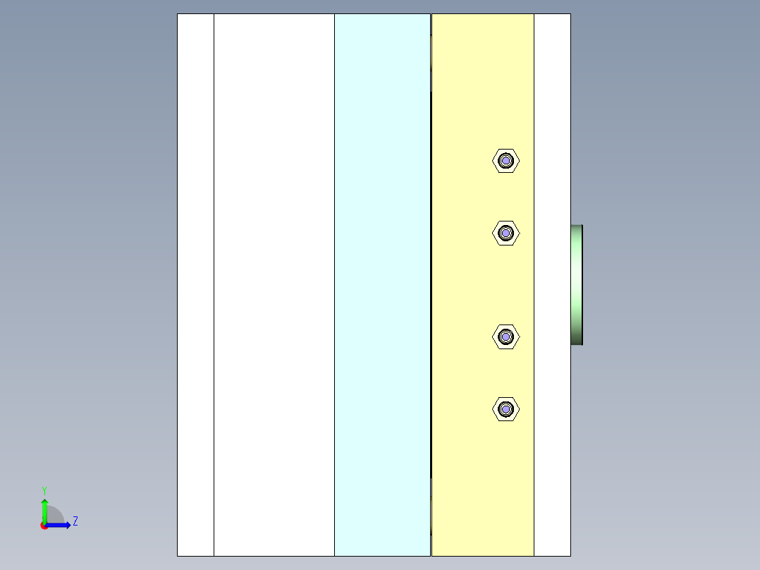 肥皂盒上盖注塑模具设计-一模四腔含UG三维===1290059==250左视图