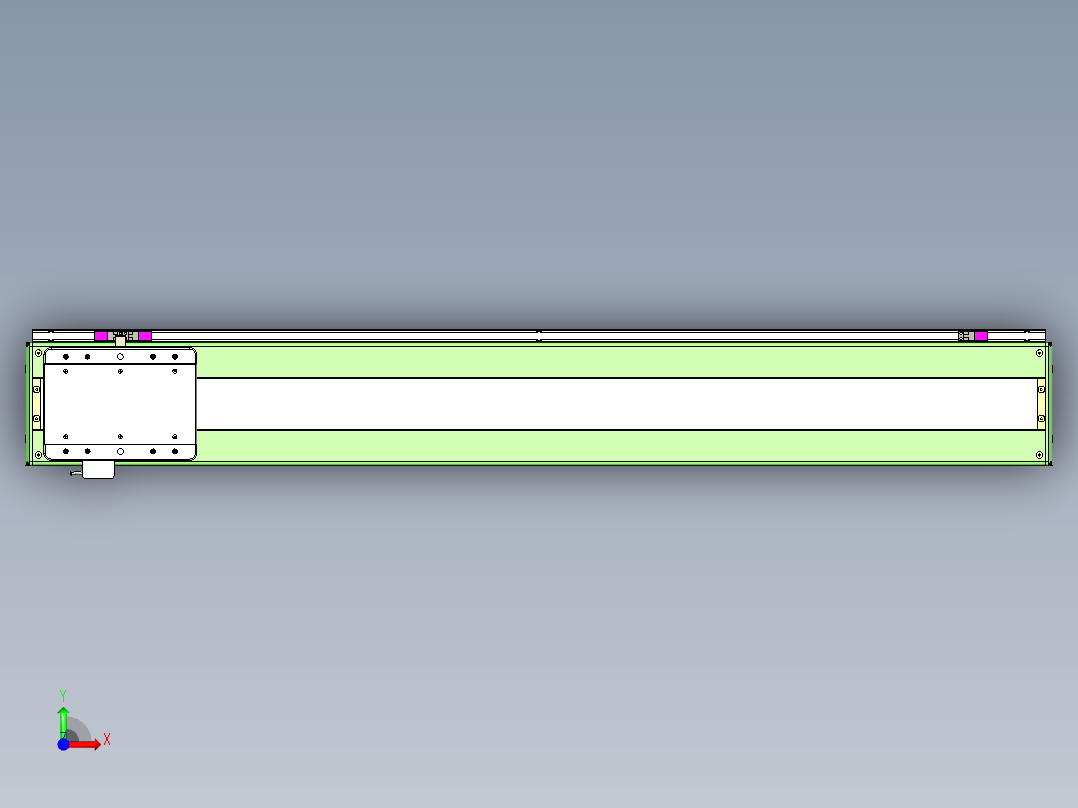 威洛博LC系列3d模型模组LC17E2Y-S1150前视图