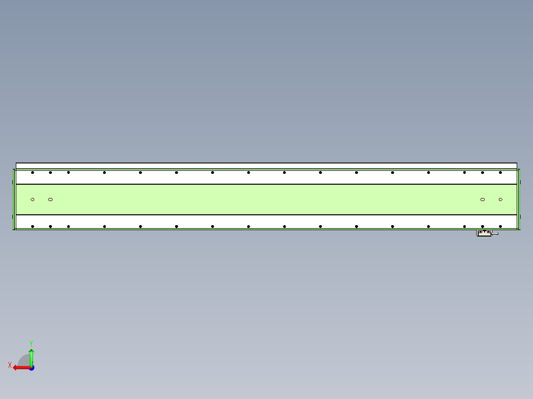 威洛博LC系列3d模型模组LC17E2Y-S1150后视图