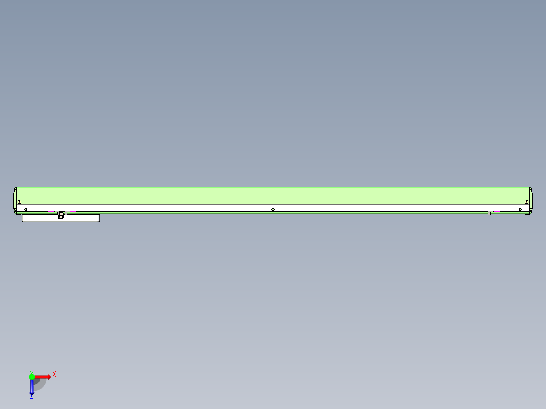 威洛博LC系列3d模型模组LC17E2Y-S1150俯视图