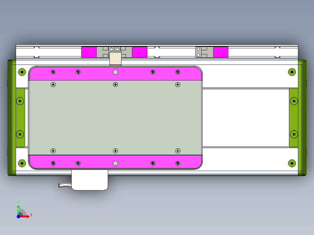 威洛博LC系列3d模型模组LC14S2Y-S100前视图