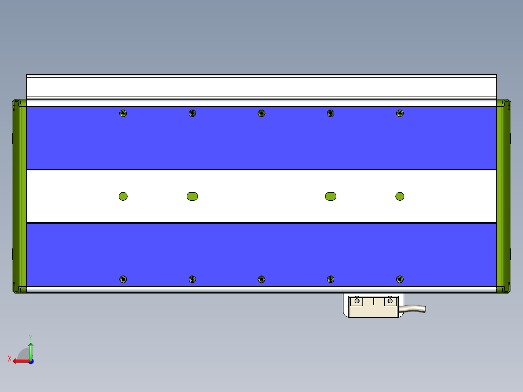 威洛博LC系列3d模型模组LC14S2Y-S100后视图