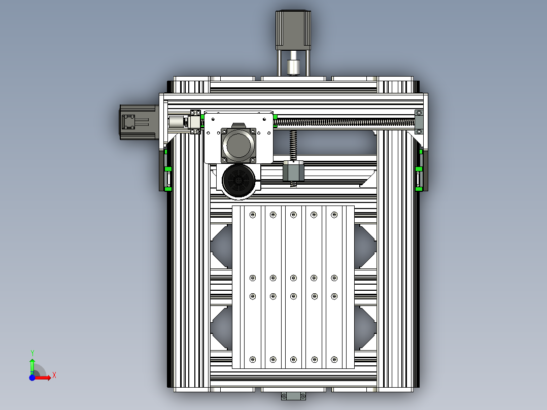 V2小型激光切割机前视图