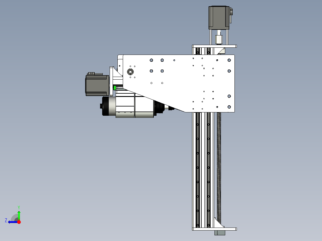 V2小型激光切割机右视图