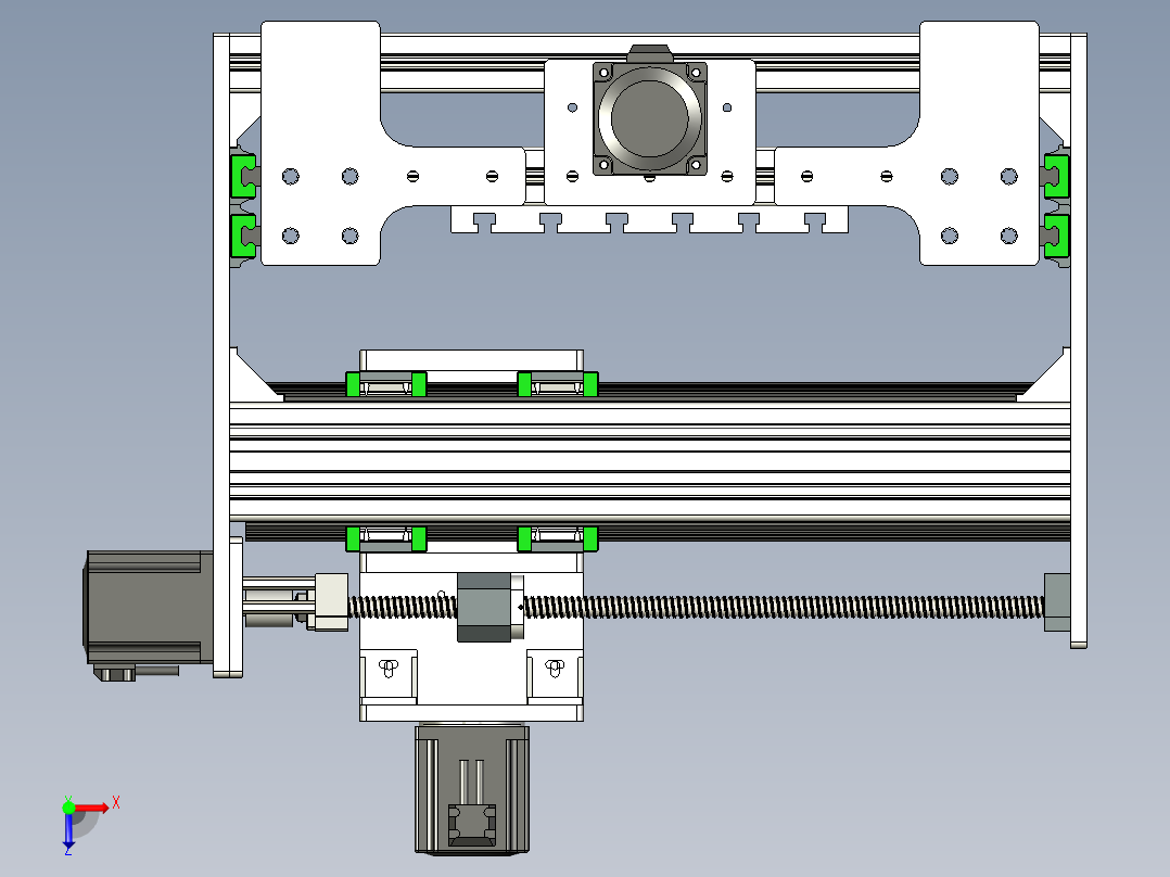 V2小型激光切割机俯视图