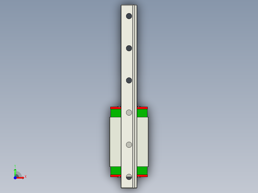 导轨滑块前视图
