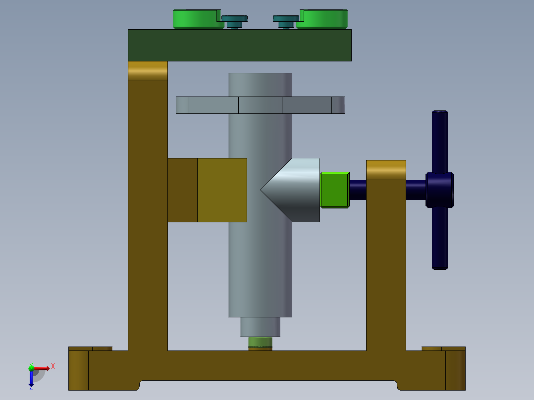 总泵缸体加工工艺及钻φ10.5孔夹具设计【方案3】【含三维】俯视图