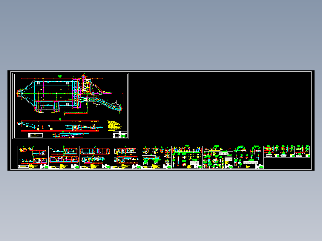 农田土地开发整理项目干渠进水池设计图