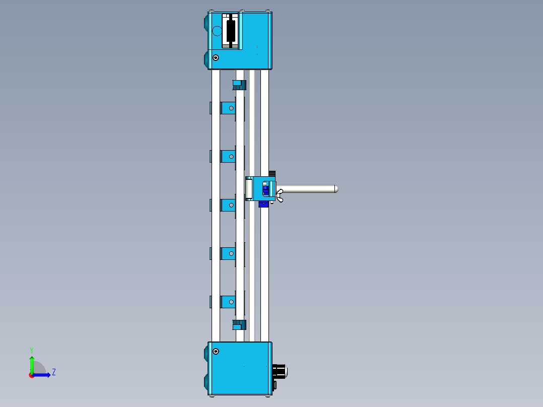 绘制和切割Arduino绘图仪绘图仪左视图