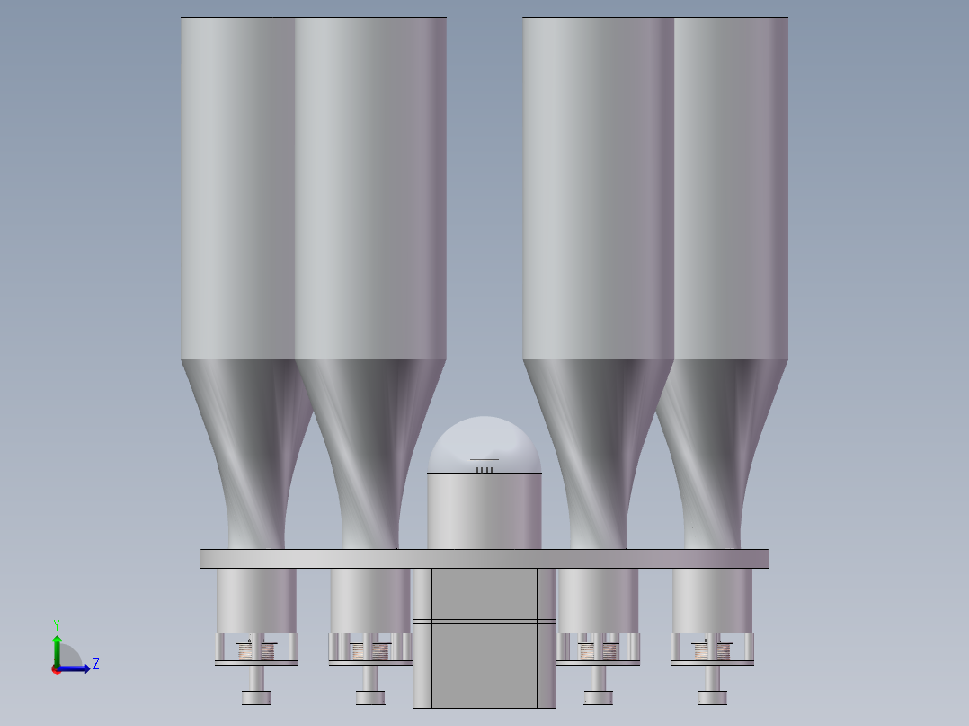 啤酒灌装机左视图