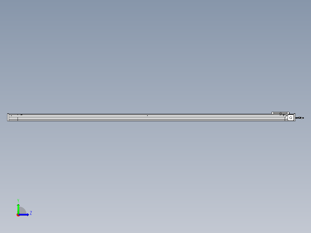 威洛博LB.GB同步带传动--欧规系列LB6A-L130-S2400-BL左视图